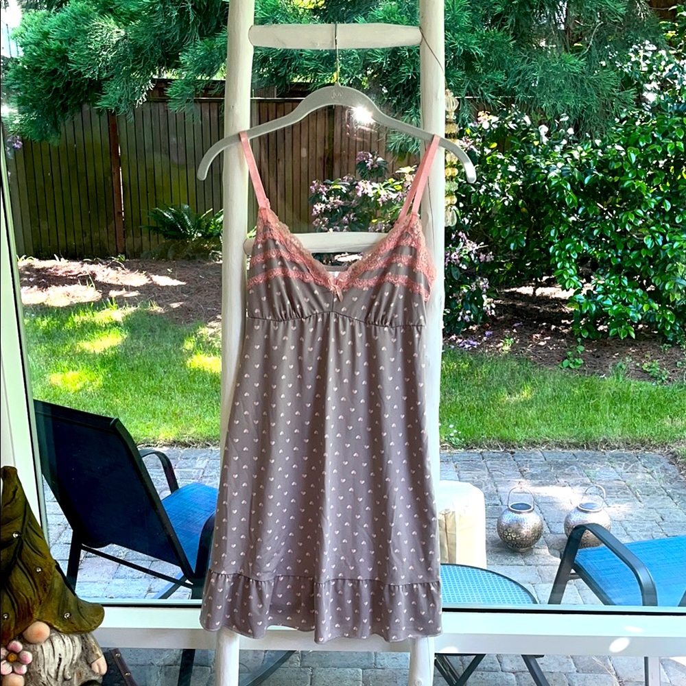 Marilyn Monroe Polka Dot Slip Dress with Pink Straps